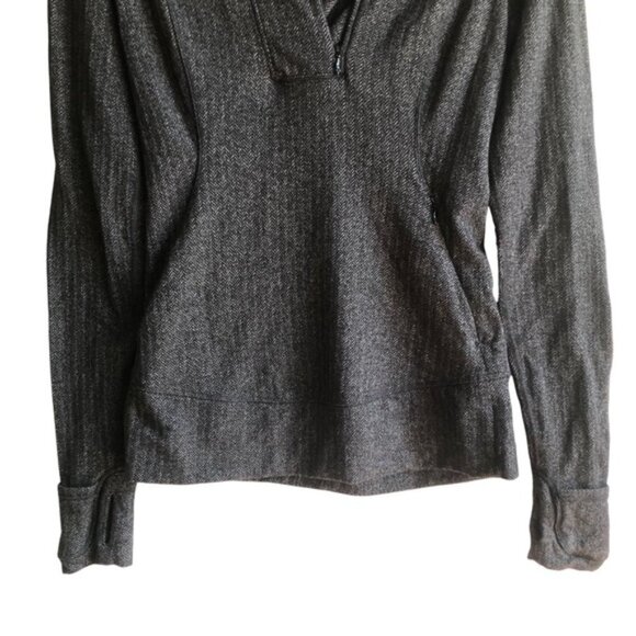 Lululemon Think Fast Pullover Size 4 Heathered Herringbone - Picture 8 of 12